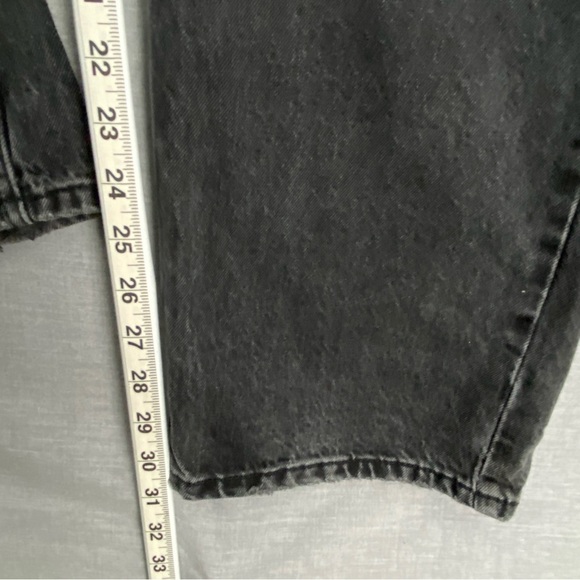 Zara Relaxed Fit High Rise Jeans Sz 8 Mom Jeans 100% cotton - Picture 11 of 12